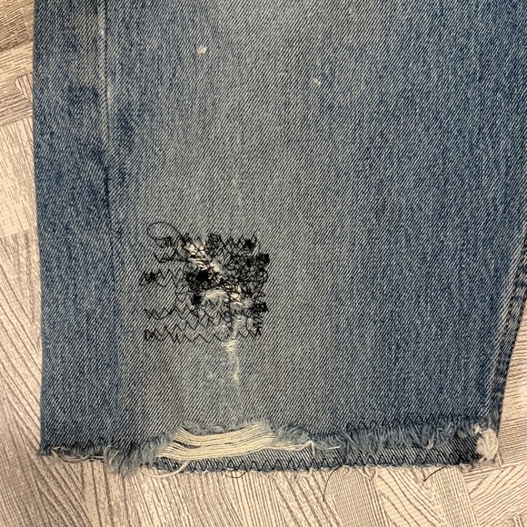 Vintage Levi’s 505s Blue Denim Cutoff Shorts - Picture 4 of 10